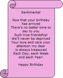 birthday wishes for someone special poem